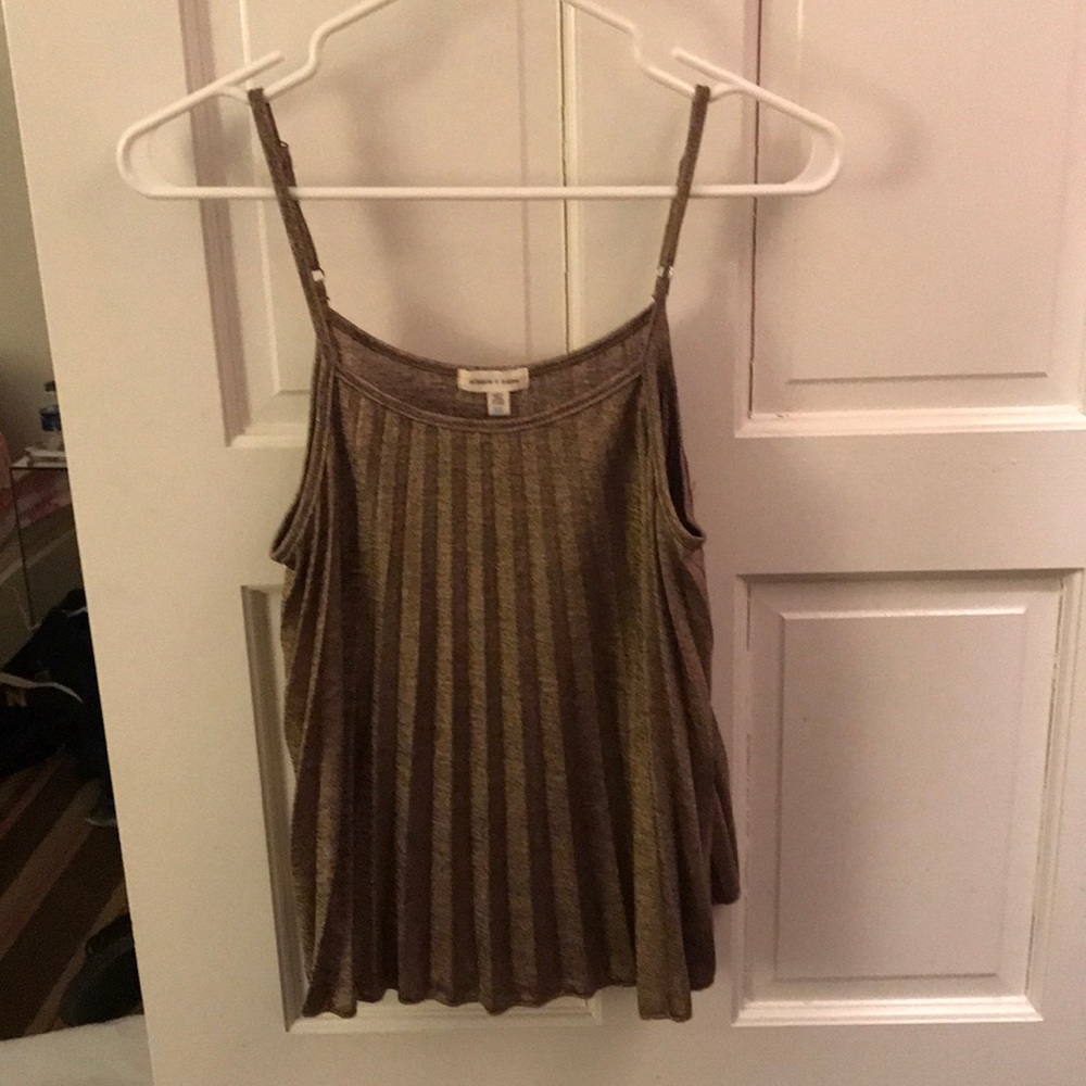 Gold tank top